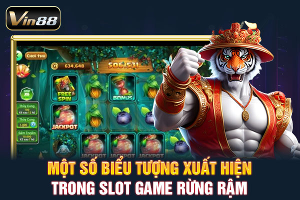 Một số biểu tượng xuất hiện trong slot game rừng rậm