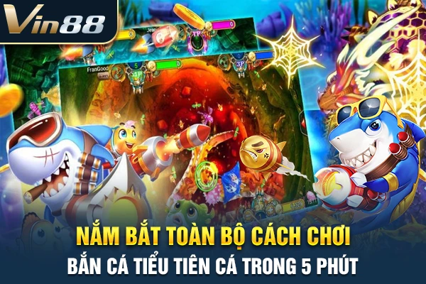 Nắm bắt toàn bộ cách chơi bắn cá tiểu tiên cá trong 5 phút